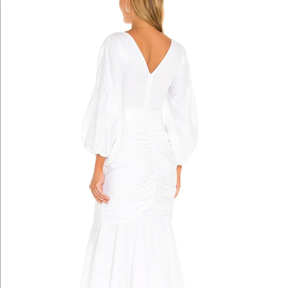 Amur Malika Midi Dress in White - Picture 4 of 15